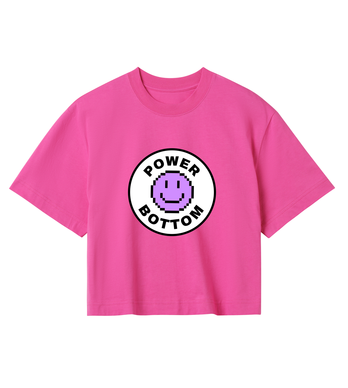 Power Bottom! Crop Top Pride Shirt